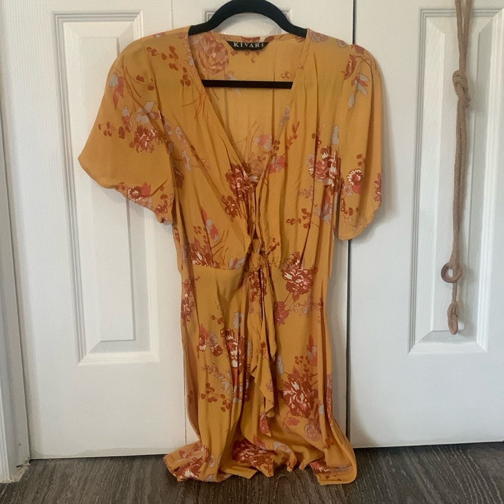 Kivari the label tie front dress